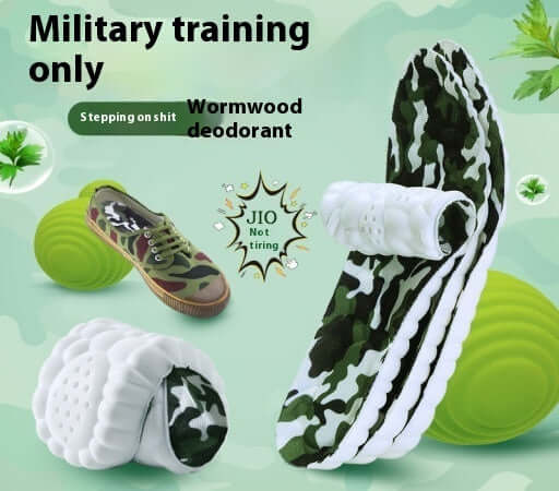 Insole Sports Shock Absorption Arch Support High Elastic Running Military Training