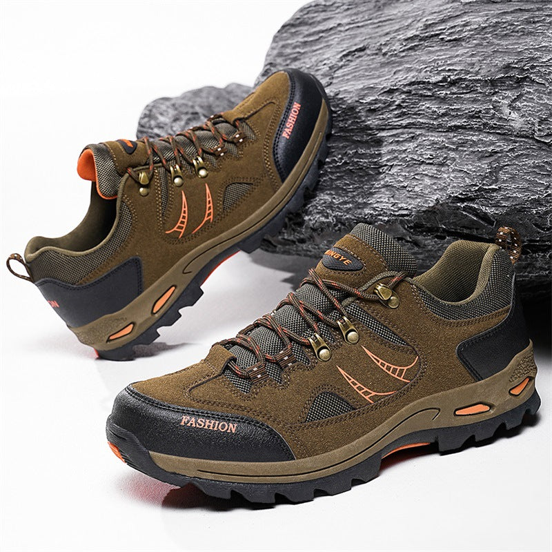 Hiking Shoes Low-top Outdoor Non-slip Velvet Men&