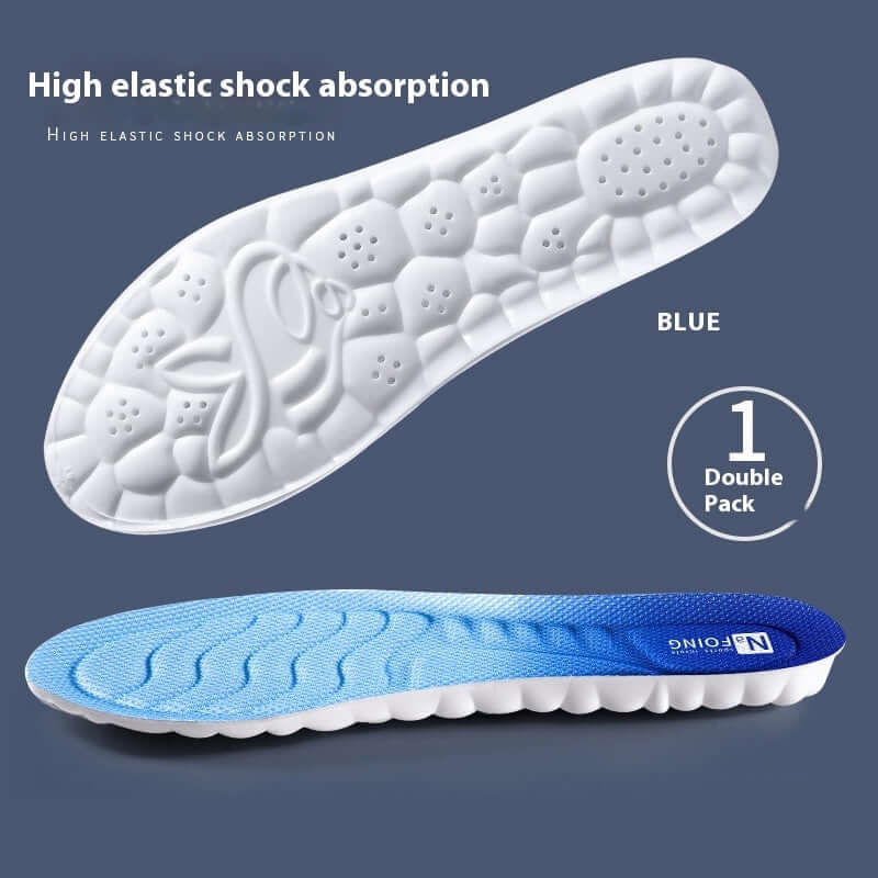 Super Soft Long Standing Arch Support Thickened Shock Absorption Sports Men And Women Running Military Training PU Insole