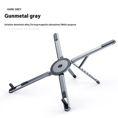 Aluminum Alloy Laptop Stand Bracket Desktop Vertical Folding
