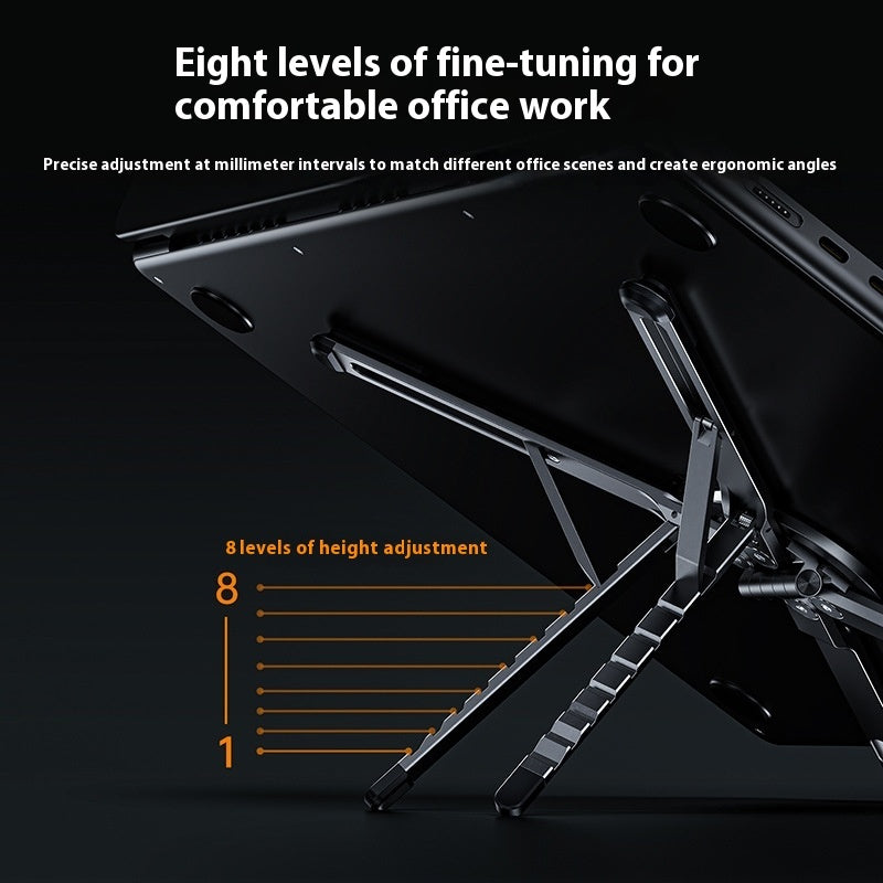 Aluminum Alloy Laptop Stand Bracket Desktop Vertical Folding