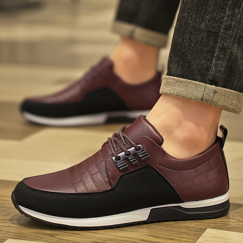 Spring New Trendy Shoes Casual Leather Shoes Men&
