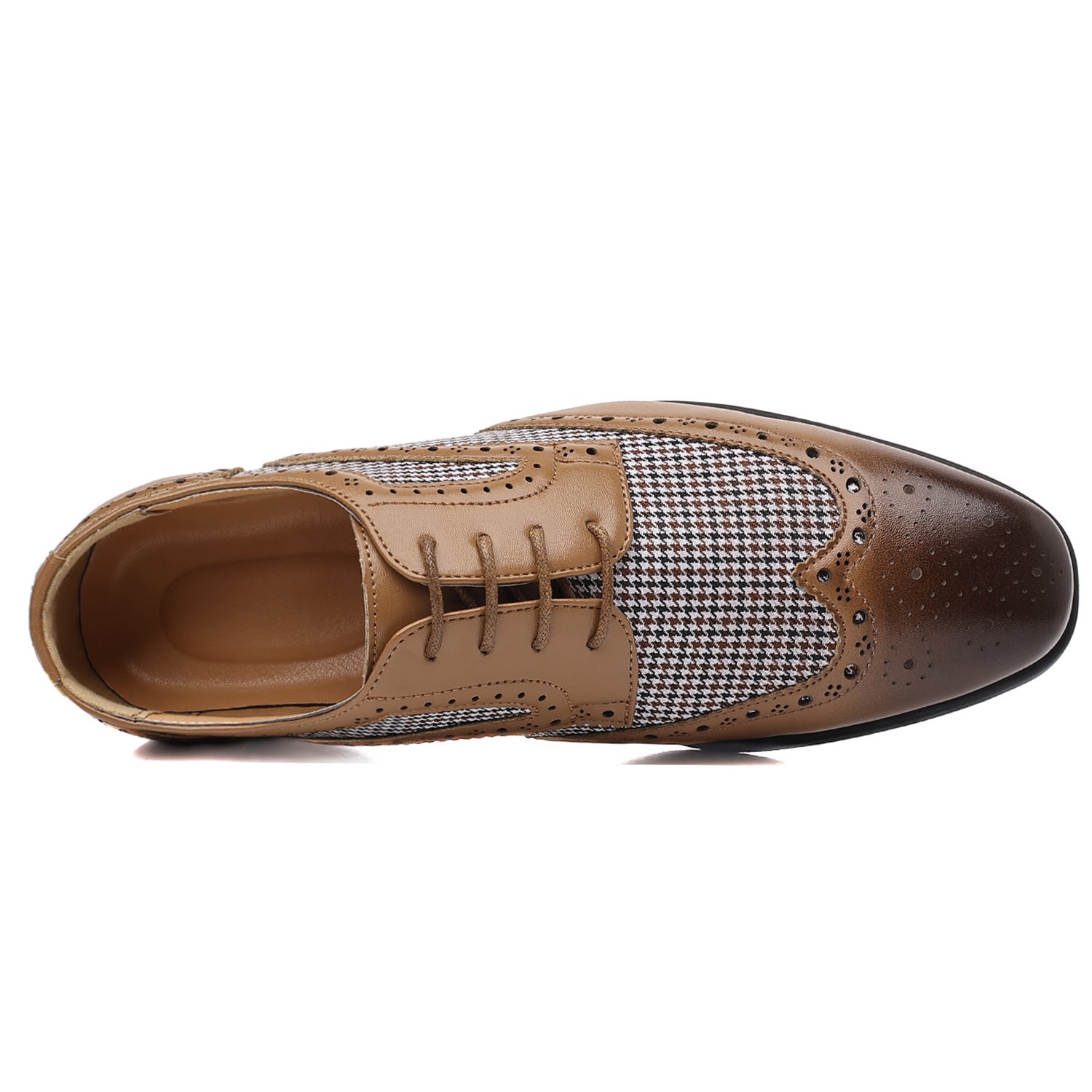 Imitation Houndstooth Men&
