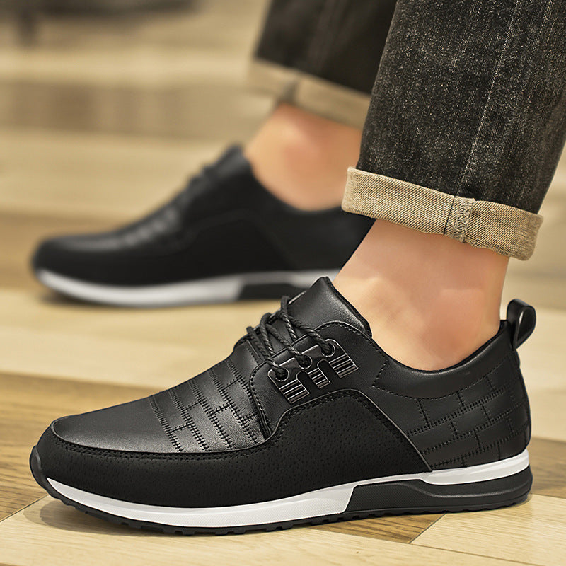 Spring New Trendy Shoes Casual Leather Shoes Men&