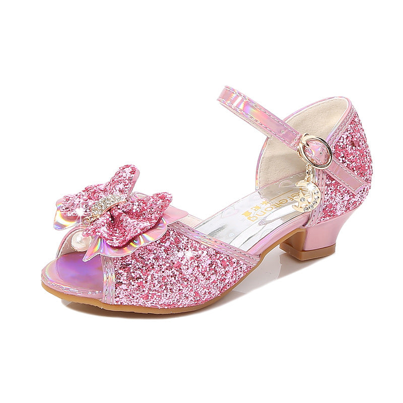 Princess Shoes For Girls New Non-slip Bow