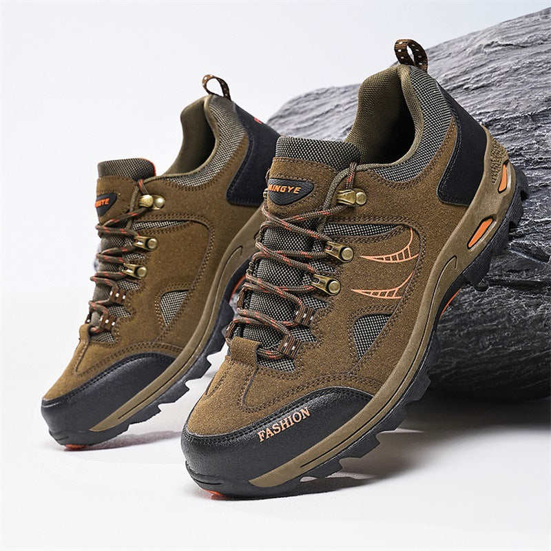 Hiking Shoes Low-top Outdoor Non-slip Velvet Men&
