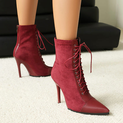 New Drawstring Patchwork European And American Women&