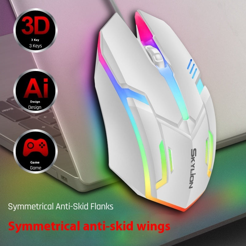 Wired Luminous Mouse Office Home Games USB Desktop Computers And Laptop Universal PlayerUnknown&