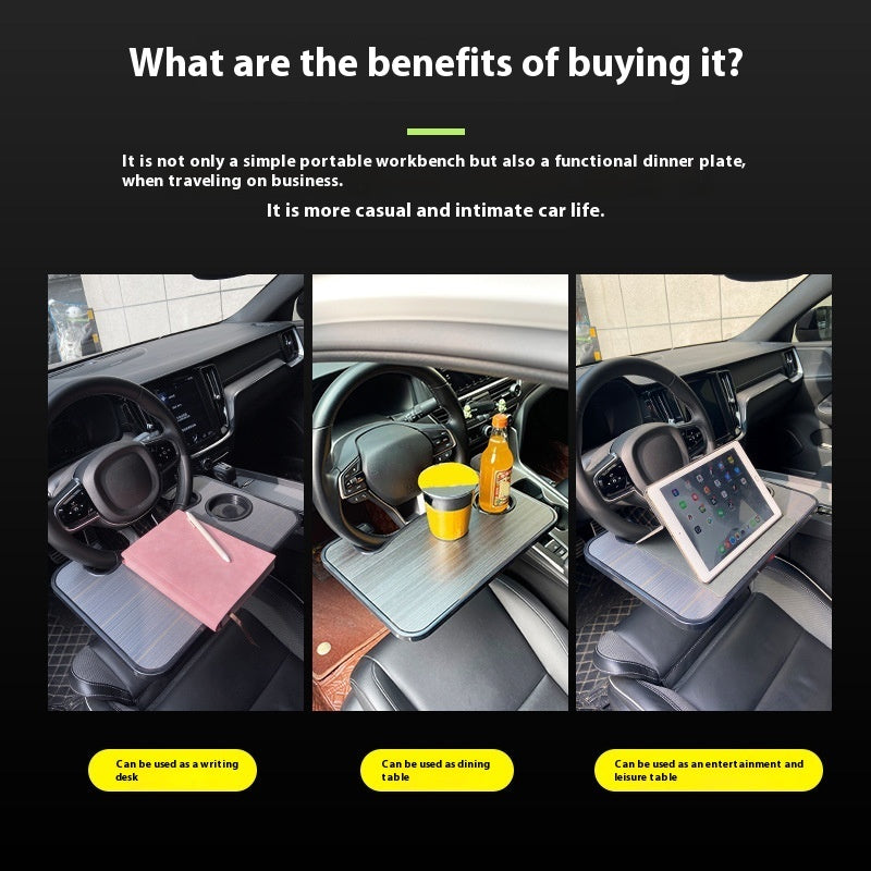 Multi Functional Car Dining Wheel Laptop Stand