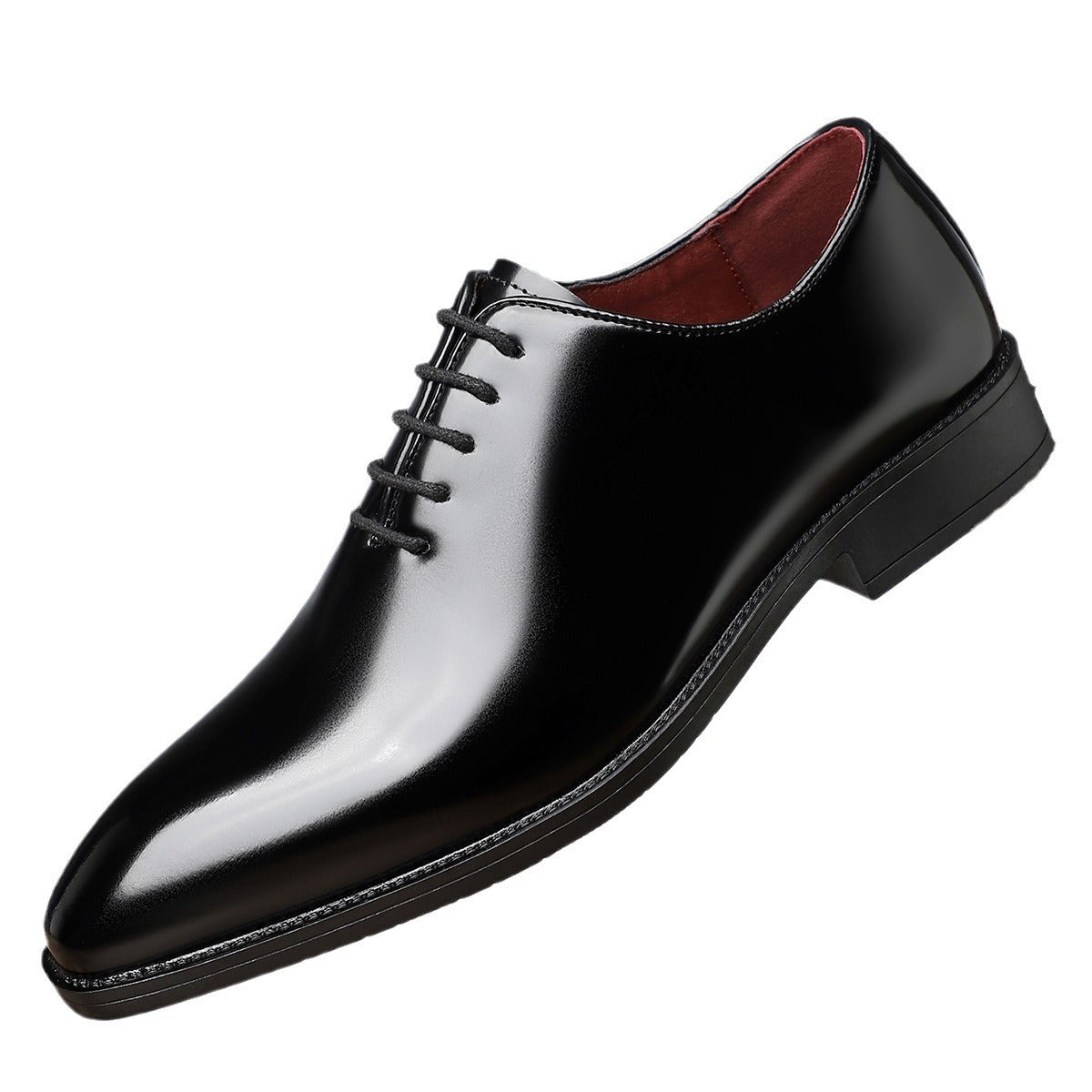 British Style Fashion Business Glossy Pointed Toe Comfortable All-matching Men&