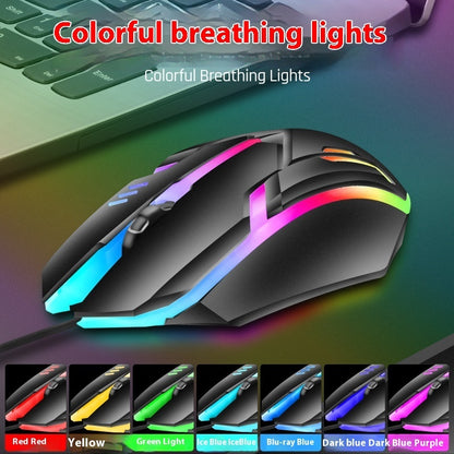 Wired Luminous Mouse Office Home Games USB Desktop Computers And Laptop Universal PlayerUnknown&