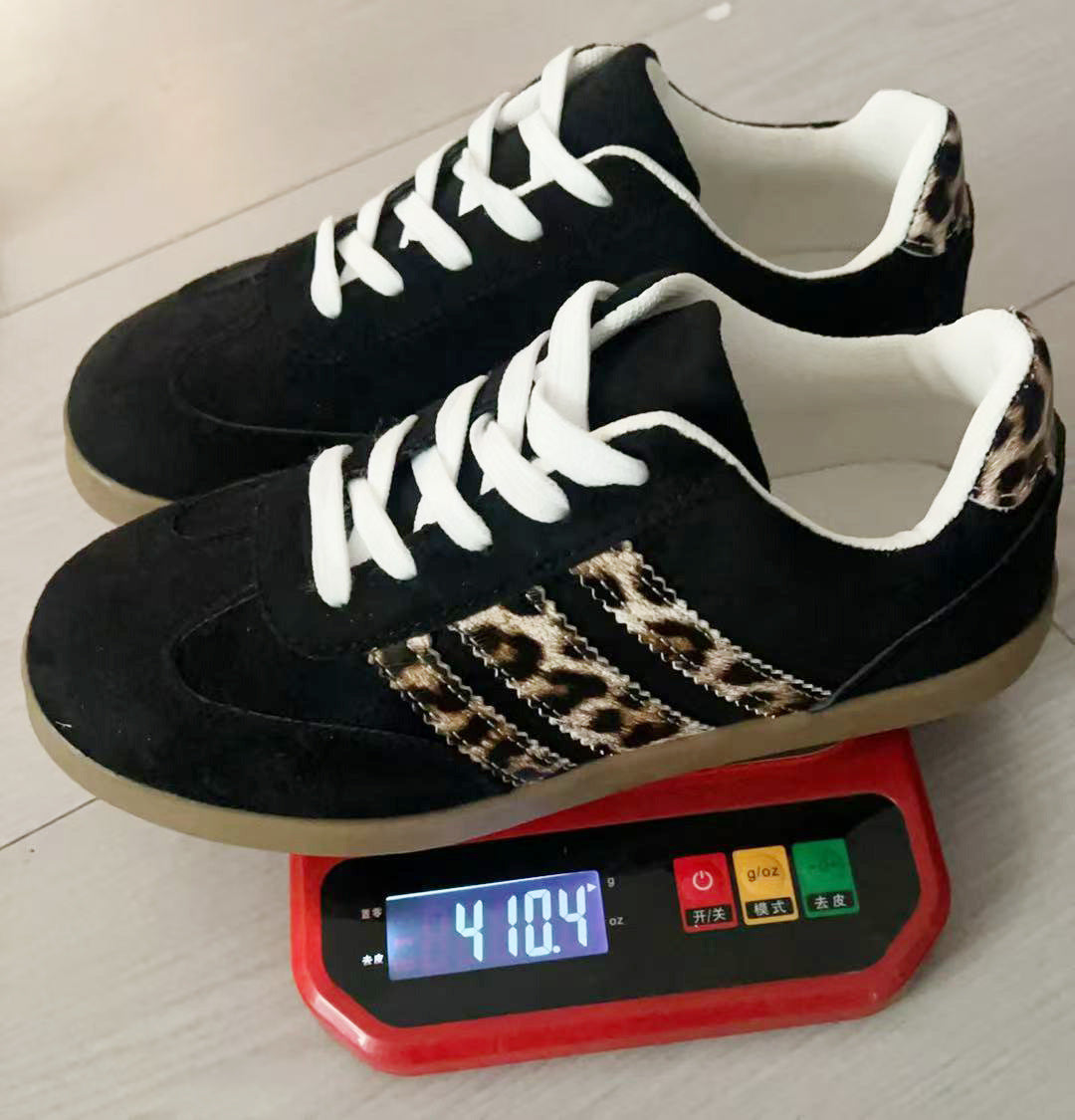 Vintage Leopard Print Versatile Women&