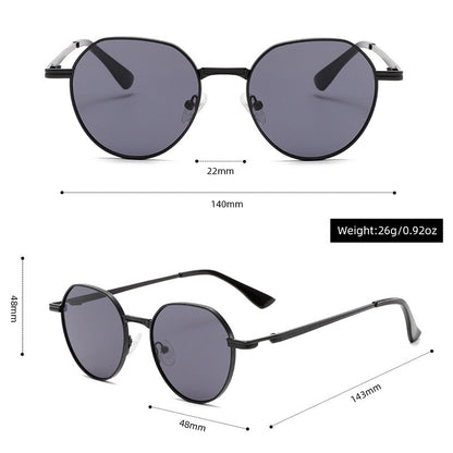 Round Metal Sunglasses UV400 Sunglasses