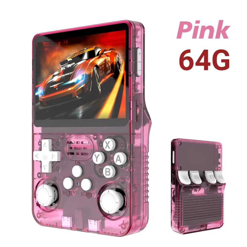 Open Source R36S Retro Handheld Console Linux System 3.5 Inch IPS Screen Retro Handheld Portable Pocket Video Player Boy Gift 64G